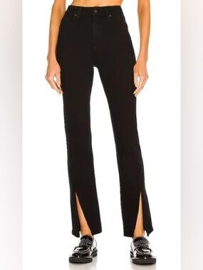 Pistola Teagan High Rise Vented Straight in black size 26